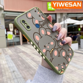 สําหรับ Xiaomi 8 9 5X A1 เคสการ์ตูนกระต่ายน่ารัก แฟชั่น ฝ้า แข็ง เคสโทรศัพท์ ขอบ ซิลิโคนนิ่ม เคสกันกระแทก