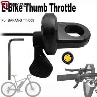 MYRON อะไหล่คันเร่ง E-Bike Thumb Throttle Reffiting Parts สําหรับ BAFANG TT-009 Mid Motor 3Pin กันน้ําปลั๊ก