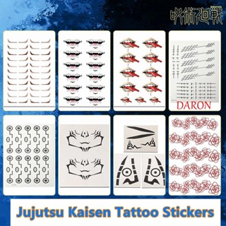 DARON สติกเกอร์รอยสัก ลายอนิเมะ Yuji Itadori Jujutsu Kaisen พร็อพคอสเพลย์ สําหรับผู้ชาย