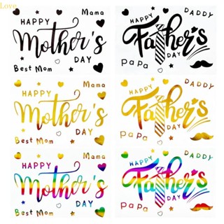 สติกเกอร์ รูปลูกโป่ง Love Fathers Day สําหรับตกแต่งสมุดภาพ DIY