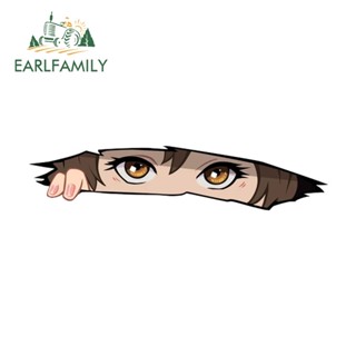 Earlfamily สติกเกอร์กราฟิก ลายการ์ตูนอนิเมะ สําหรับติดตกแต่งหมวกกันน็อค แล็ปท็อป รถยนต์ ขนาด 13 ซม. x 2.9 ซม.