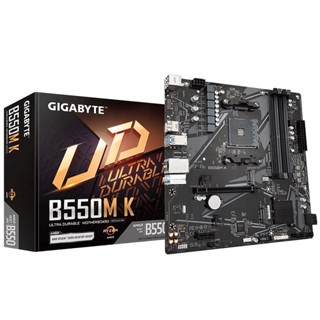 Gigabyte Gigabyte B550M K เมนบอร์ดหน้าจอ CPU AMD สําหรับ AM4 Interface CPU HEE3