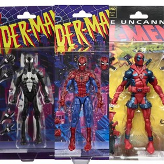 โมเดลฟิกเกอร์ Symbiote Spiderman Deadpool Venom Spider Man Avengers ของเล่นสําหรับเด็ก