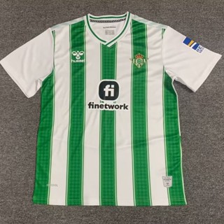 เสื้อกีฬาแขนสั้น ลายทีมชาติฟุตบอล Betis Home Jersey เบอร์ 23-24 ไซซ์ S-XXL AAA