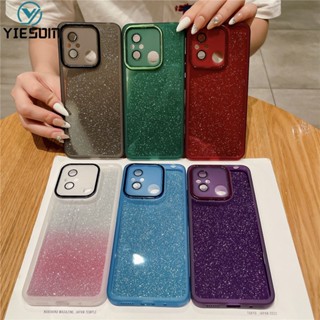 เคสซิลิโคนนิ่ม ลายกลิตเตอร์ แวววาว ป้องกันกล้อง สําหรับ Xiaomi Redmi 12C 10C 10A 9C 9A 9T A1 4G 2022