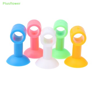 (Plusflower) ใหม่ กันชนมือจับประตู ซิลิโคน กันชนผนัง 5 ชิ้น