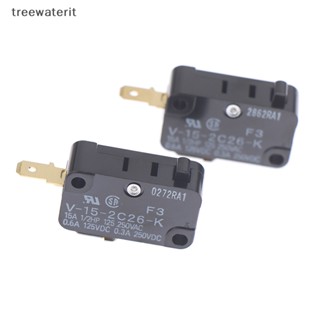 Tr ใหม่ ไมโครสวิตช์ ขนาดใหญ่ V-15-2C26-K (F3) 2-Pin 1 ชิ้น TH