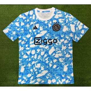 พร้อมส่ง เสื้อกีฬาแขนสั้น ลายทีมชาติฟุตบอล Ajax 2023-24 ชุดเหย้า สําหรับผู้ชาย