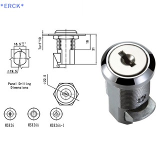 Erck&gt; Ms826 อุปกรณ์ล็อคกล้อง ไฮเดรนท์ไฟ ทรงกระบอก กดล็อค ทนทาน สําหรับกล่องกระจายไฟ