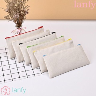 LANFY กระเป๋าดินสอ ขนาดใหญ่ จุของได้เยอะ แบบพกพา มี 6 สี DIY เหมาะกับนักเรียน สําหรับใส่เครื่องเขียน