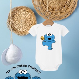 ชุดรอมเปอร์ ลายการ์ตูน Sesame Street Onesie สําหรับเด็ก