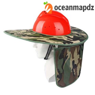 OCEANMAPDZ หมวกชาวประมง ป้องกันรังสียูวี ป้องกันลม ก่อสร้าง สําหรับผู้ชาย