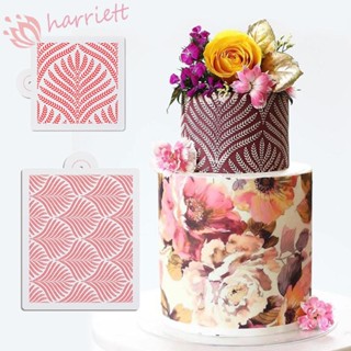 Harriett แผ่นแม่แบบฉลุลายดอกไม้ สําหรับตกแต่งเค้ก ฟองดองท์ ขนมอบ