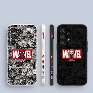 เคสโทรศัพท์มือถือ พิมพ์ลายการ์ตูนแม่มด Deadpool Marvel มีลายด้านข้าง สําหรับ Samsung Galaxy A90 A80 A73 A72 A71 A70 A60 A54 A53 A52 A51 A50 A30 S A42 A40 A34 A33 A32 A32 A31 A30 A24 A23 5G