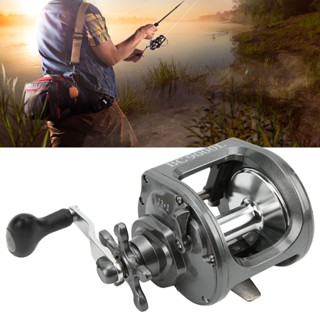 Fishi BC9000L Metal Trolling Drum ม้วนตกปลา 3.6:1 Speed ​​Baitcasting รอกตกปลามือซ้าย