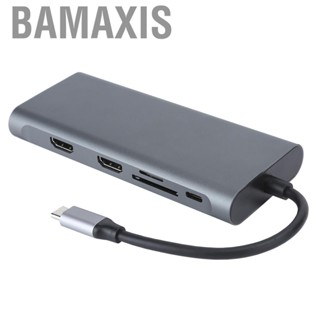 Bamaxis USB C Hub  High‑end Type‑C Support Memory and Micro Card Slots with Multiple Interfaces