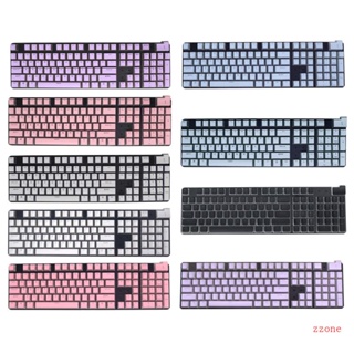 Zzz ปุ่มกดคีย์บอร์ดเล่นเกม ABS PBT ทนทาน สําหรับคีย์บอร์ด Mechanical Cherry Mx Switch 104key