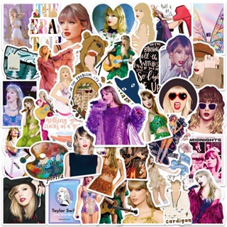 Ellen สติกเกอร์ Taylor Swift กันน้ํา สําหรับติดตกแต่งอัลบั้มรูปภาพ แล็ปท็อป สเก็ตบอร์ด กระเป๋าเดินทาง diy 50 ชิ้น