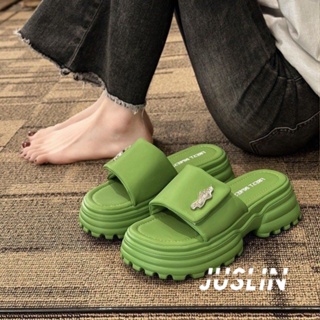 JUSLIN  รองเท้าแตะ รองเท้าแตะผู้หญิง ส้นแบน ใส่สบาย สไตล์เกาหลี รองเท้าแฟชั่น 2023 ใหม่ 072615  พิเศษ Trendy สวย รุ่นใหม่ B90H04F 37Z230910