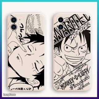 เคสโทรศัพท์มือถือ ซิลิโคนนุ่ม ลายการ์ตูนวันพีซ ลิง D Luffy น่ารัก สําหรับ Samsung A02 A02S A03 A03S A10 A10S A11 M10 M11 A12 A13 A23 A21S A20 A22 A30 A50 A32 A51 A52 ล่าสุด