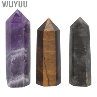 Wuyuu Healing Wand Set Amethyst Tiger Eye Chakra Energy Balancing  Meditation