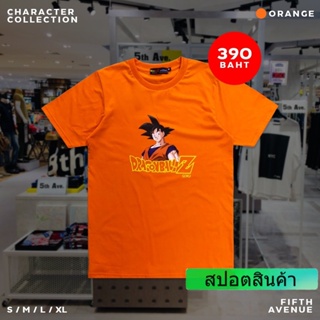 เมย์1  🟠เสื้อยืดดราก้อนบอล DragonBallZ🐉Characor-GOKU-OR สีส้ม