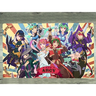 Yu-gi-oh! แผ่นรองเมาส์ ลายการ์ตูนอนิเมะ ARC-V Playmat CCG TCG สําหรับเล่นเกม