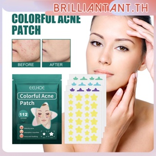 Eelhoe 112patches Acne Paste แผ่นแปะสิวรูปดาว ลดการเกิดแผลเป็น bri