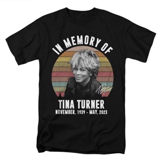 เสื้อยืด พิมพ์ลายนักร้อง Tinas Turners Singer 90S สไตล์วินเทจ