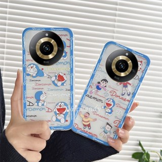 ใหม่ เคสป้องกันโทรศัพท์มือถือ TPU ใส แบบนิ่ม ลายการ์ตูนโดราเอมอน สําหรับ Realme 11 Pro+ 11 Pro Plus Pro+ 5G C53 NFC 2023