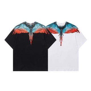 เสื้อยืดท็อปส์ MB สีสันสดใส แฟชั่นฤดูร้อน สําหรับเด็กผู้หญิง