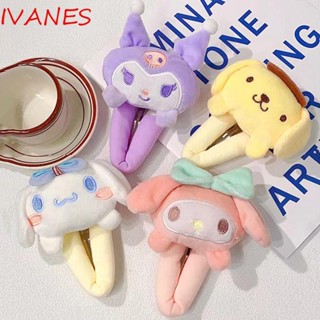 IVANES กิ๊บติดผม ลายการ์ตูน My Melody Cinnamoroll น่ารัก เรียบง่าย สําหรับผู้หญิง