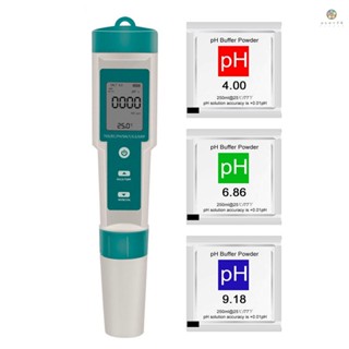 ปากกาทดสอบคุณภาพน้ํา แบบพกพา อเนกประสงค์ 7 in 1 PH TDS EC Salinity ORP S.G