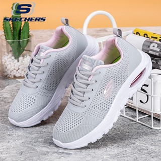 【Air Cushion】skechers_ รองเท้าผ้าใบลําลอง ข้อสั้น แบบผูกเชือก สําหรับสตรี