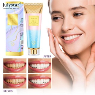 JULYSTAR ยาสีฟันไวท์เทนนิ่ง Niacinamide Remover ฟันขาวอย่างรวดเร็ว Viral Tiktok ยาฟันไวท์เทนนิ่ง