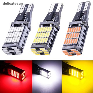 Delicatesun หลอดไฟสัญญาณ T15 Led 912 921 12V สว่างมาก สีขาว แดง เหลือง สําหรับจอดรถ 2 ชิ้น