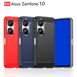 เคสคาร์บอนไฟเบอร์ TPU กันกระแทก สําหรับ Asus Zenfone 10 Asus Zenfone 9