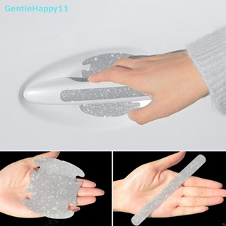 Gentlehappy สติกเกอร์ฟิล์มใส ป้องกันรอยขีดข่วน สําหรับติดมือจับประตูรถยนต์ 8 ชิ้น