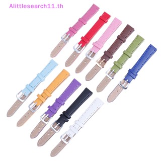 Alittlesearch11 สายนาฬิกาข้อมือ หนัง PU 12 มม. สีแคนดี้