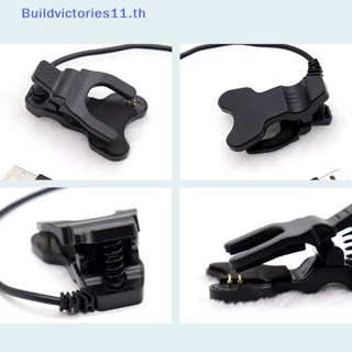 Buildvictories11 Tw64 สายชาร์จ Usb 2 3 Pins สีดํา สําหรับสมาร์ทวอทช์ TH