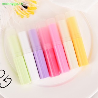 Monnygo หลอดพลาสติกเปล่า สําหรับใส่ลิปบาล์ม ลิปกลอส 10 ชิ้น