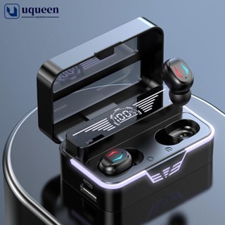 Uqueen T25 TWS หูฟังบลูทูธไร้สาย 5.2 กันน้ํา ลดเสียงรบกวน พร้อมไมโครโฟน Q7S1