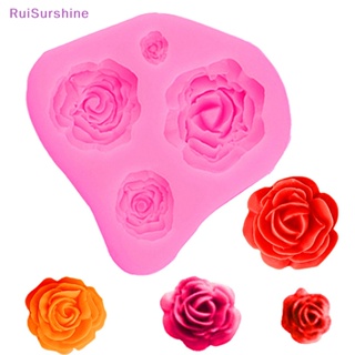 Ruisurshine แม่พิมพ์ซิลิโคน 3D สําหรับทําเค้ก ช็อคโกแลต คุกกี้ คัพเค้ก สบู่ DIY