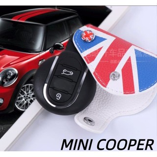 เคสกุญแจรีโมทรถยนต์ แบบหนัง พับได้ สําหรับ mini cooper COUNTRYMAN CLUBMAN