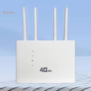 {พร้อมส่ง} เราเตอร์ไร้สาย 4G 150Mbps WiFi 4 พอร์ต ซิมการ์ดเครือข่ายโมเด็ม [Bellare.th]