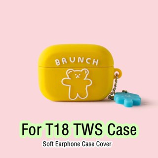 【คุณภาพสูง】เคสหูฟัง แบบนิ่ม ลายการ์ตูน สําหรับ T18 TWS T18 TWS