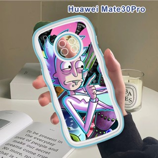 สําหรับ Huawei Mate20 Mate30 Pro เคสโทรศัพท์ คลื่นนิ่ม แฟชั่น Rick and Modi เคสโทรศัพท์ กันกระแทก เคสป้องกันกล้อง แบบเต็ม