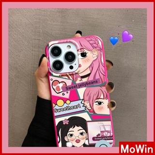 For iPhone 14 Pro max iPhone Case Pink Glossy Candy Case TPU Soft  Shockproof Protection Camera Pretty Anime Character Compatible with iPhone 13 Pro max 12 Pro Max 11 xr xs max 7 8
