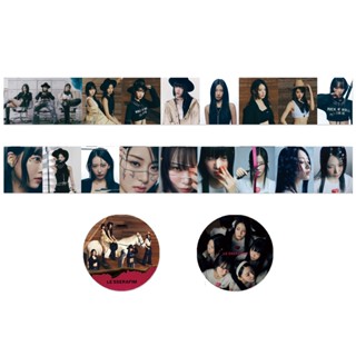 Le SSERAFIM อัลบั้มรูปภาพ UNFORGIVEN Photo Eunchae Chaewon Sakura Kazuha Yunjin Washi Tape Diary Scarpbooking DIY ตกแต่ง Kpop สติกเกอร์จัดส่งที่รวดเร็ว YM