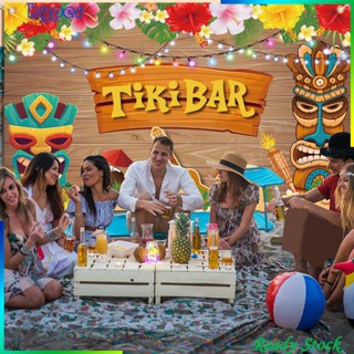 [ Tiki Luau ธีมฮาวาย สําหรับตกแต่งบ้าน ปาร์ตี้ สตูดิโอถ่ายภาพ